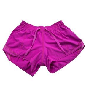 Lululemon Hotty Hot Reflective Stripe Short in Regal Plum Size 8